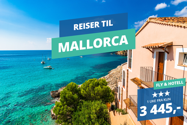 Solferie på Mallorca – Bestill reisen din nå fra 3 445,-