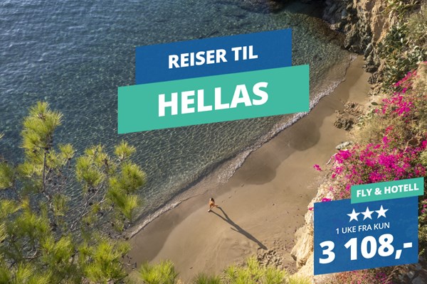 Planlegg neste ferie: En uke i Hellas for under 3 500,-