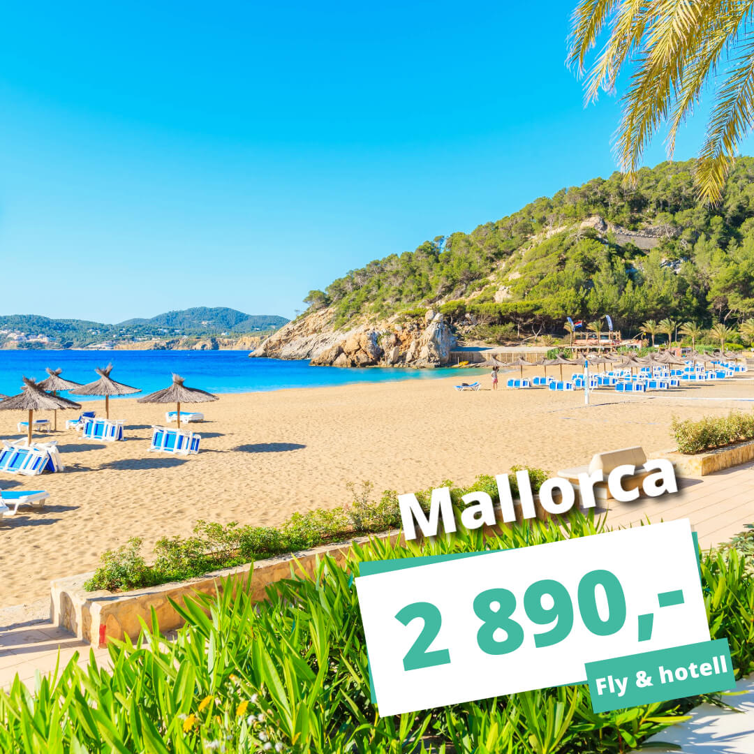 Solferie på Mallorca – Bestill reisen din nå fra 2 890,-