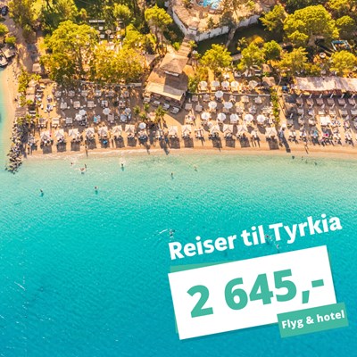 Billig ferie? Restplasser til Tyrkia fra 2 645,-